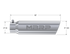 MBRP Universal Polished Exhaust Tip 4" Inlet/5" Outlet/18" Length Angled Rolled End