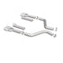 MagnaFlow Axle-Back, SS, 3in, Quad Split Rear 3.5 Tips 2015 Dodge Challenger incl SRT Hellcat