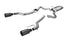 Corsa 2017-2020 Ford F-150 Raptor 3.5L Sport CatBack Dual Rear Exit w/ 5" Gunmetal Tips