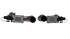 QTP 2015-2023 Challenger/Charger/300 5.7L SS 2.5" Aggressor Cutout Dual Mid Pipes