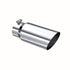 MBRP Universal Polished Exhaust Tip 4" Inlet/5" Outlet/12" Length Angled Single Walled