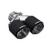 MBRP Universal Carbon Fiber Exhaust Tips 3" ID/ Dual 4" OD Out Staggered/L 9.37"/R 9.87"
