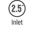 MagnaFlow Muffler Mag SS 14X4X9 2.5/2.5 C/C