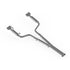 MBRP 2009-2014 Challenger RT 5.7L SS 3" Race Catback w/ Quad Rectangle Tips