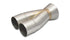 Vibrant 2-1 SS Merge Collectors (2-1/2in Inlet Slipover ID 3-1/2in Outlet OD) - Sold Individually