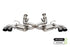 Corsa 2020-2023 Corvette C8 3in Valved Cat-Back 4.5in Blk Quad Tips - Fits Factory Perf Exhaust w/ AFM