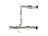 aFe 2005-2015 V6-4.0L Toyota Tacoma Twisted Steel Y-Pipe w/ Cat - AFE48-46006-RC