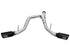 aFe 2011-2014 Ford F250/F350 6.7L AL 4" DPF-Back Split Rear w/ Black Tips - AFE49-03065-B