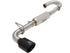 aFe 2011-2016 Scion TC 2.5 2.25"/2.5" SS AxleBack Exhaust w/ Black Tip - AFE49-36025-B