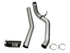 aFe 2016-2019 Nissan Titan XD 5.0L 4" DPF-Back SS Exhaust w/ 5" Black Tip - AFE49-46113-B