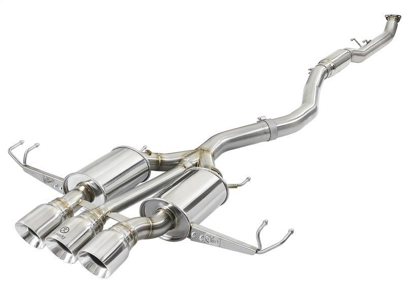 aFe 2017-2021 Honda Civic Type R 2.0 SS 3" Catback w/ Tri-Polished Tips - AFE49-36623-P