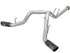 aFe 2017-2022 Ford F250/F350 6.7L 4" DPF-Back Alum Exhaust w/Black Tip - AFE49-03092-B