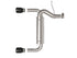 aFe 2021-2023 Ford Bronco 2.3L/2.7L 3" SS Axle-Back w/ Dual Black Tips - AFE49-33137-B