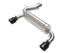 aFe 2021-2023 Ford Bronco 2.3L/2.7L 3" SS Axle-Back w/ Dual Black Tips - AFE49-33137-B