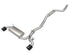 aFe 2021-2023 Toyota Supra 2.0L 304 SS Catback Exhaust System w/ Black Tips - AFE49-36050-B