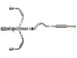 aFe 23-24 Toyota GR Corolla L3 1.6L (t) Gemini XV 3in to 2-1/2in Cat Back Exhaust w/ Polished Tips - AFE49-36070-P