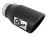 aFe Black Exhaust Tip w/ "aFe Power" 4" Inlet x 6" Outlet x 12" Length - AFE49T40601-B12