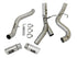 aFe Large Bore-HD 4in 409-SS DPF-Back Exhaust w/Dual Polished Tips 2017 GM Duramax V8-6.6L (td) L5P - AFE49-44086-P