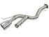 aFe MACHForce XP 08-13 BMW 135i L6-2.0L N54/N55 3in. 304 SS Axle-Back Exhaust w/Polished Tips - AFE49-36302-P