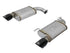 aFe MACHForce XP 2.5in 409 Stainless Axle Back Exhaust w/ Black Tips 15-17 Ford Mustang I4-2.3L (t) - AFE49-43085-B