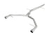 aFe MACHForce XP 3in-2.5in SS Exhaust Axle-Back 17-19 Audi A4 (B9) L4-2.0L (t) - Polished - AFE49-36419-P