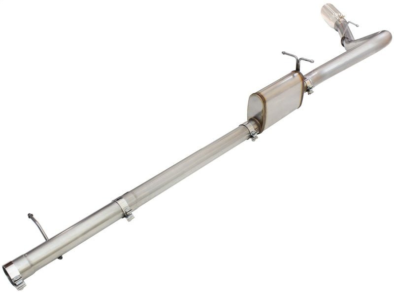 aFe MACHForce XP Exhaust 3in-3.5in SS Single Side Ext CB w/ Polish Tip 99-04 Ford F-250 V8 5.4L/6.8L - AFE49-43076-P