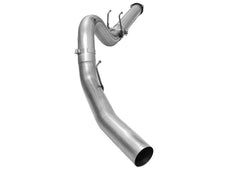 aFe MACHForce XP Exhaust 5in DPF-Back Stainless Steel Exhaust 2015 Ford Turbo Diesel V8 6.7L No Tip - AFE49-43064