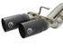 aFe Rebel Exhausts Cat-Back SS 16 Toyota Tacoma V6-3.5L w/ Black Tips - AFE49-46032-B