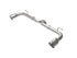 aFe Takeda 2-1/2in 304 SS Axle-Back Exhaust w/ Polished Tips 14-18 Mazda 3 L4 2.0L/2.5L - AFE49-37014-P