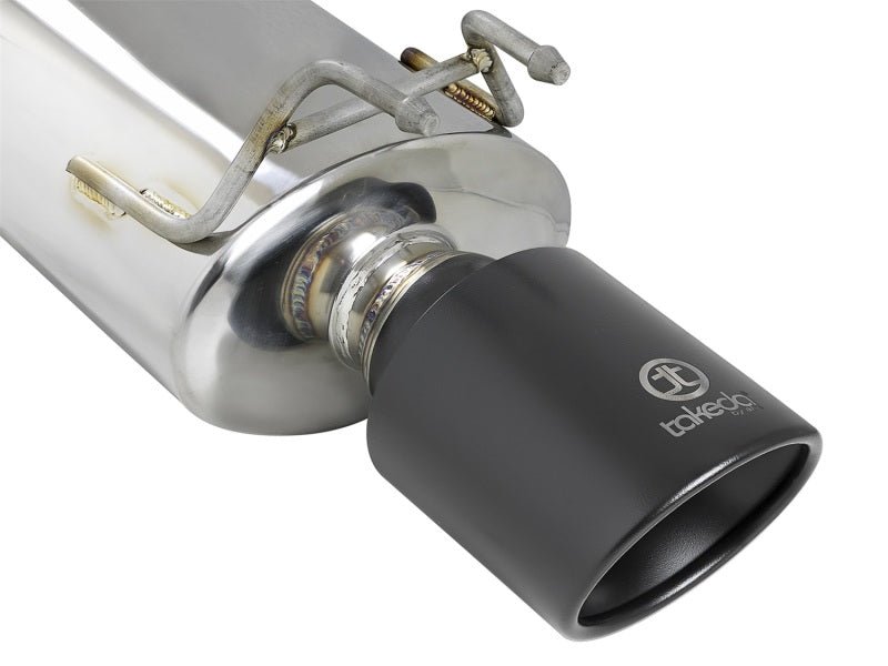 aFe Takeda 2013-2017 Honda Accord Sedan 2.4/3.5L SS Axleback Exhaust w/ Black Tips - AFE49-36604-B