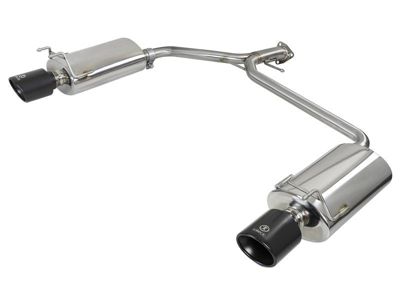 aFe Takeda 2013-2017 Honda Accord Sedan 2.4/3.5L SS Axleback Exhaust w/ Black Tips - AFE49-36604-B