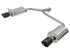 aFe Takeda 2013-2017 Honda Accord Sedan 2.4/3.5L SS Axleback Exhaust w/ Black Tips - AFE49-36604-B