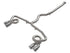 aFe Takeda 2022-2024 Subaru WRX 2.4L 3" to 2.5" 304 SS Catback w/ 4" Polished Tips - AFE49-36809-P