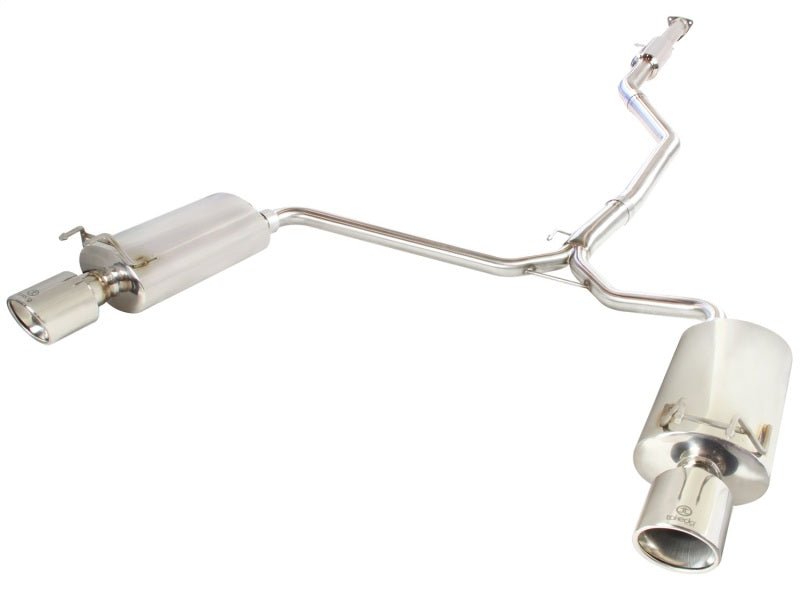 aFe Takeda Exhaust 304SS Dual Cat-Back w/ Polished Tips 13-17 Honda Accord LX/EX/EX-L Sedan L4 2.4L - AFE49-36605
