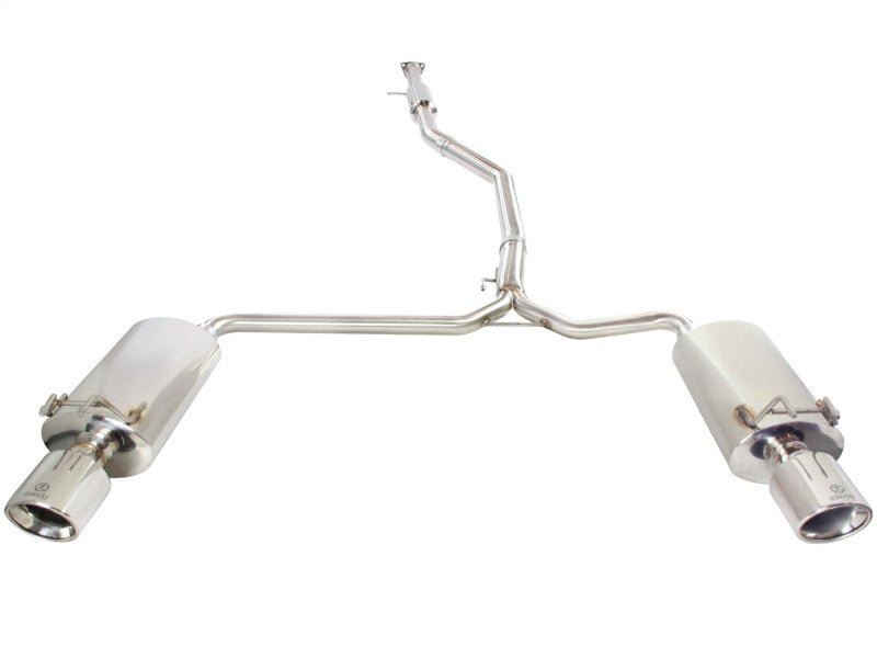 aFe Takeda Exhaust 304SS Dual Cat-Back w/ Polished Tips 13-17 Honda Accord LX/EX/EX-L Sedan L4 2.4L - AFE49-36605