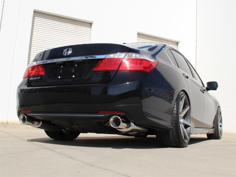 aFe Takeda Exhaust 304SS Dual Cat-Back w/ Polished Tips 13-17 Honda Accord LX/EX/EX-L Sedan L4 2.4L - AFE49-36605
