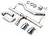 AWE 19-23 BMW 330i / 21-23 BMW 430i Base G2X Track Edition Axle Back Exhaust - Chrome Silver - AWE3020-32429