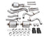 AWE 2016-2023 Toyota Tacoma 0FG Catback Exhaust w/ BashGuard - Dual Diamond Black Tips - AWE3015-33826
