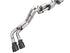 AWE 2016-2023 Toyota Tacoma 0FG Catback Exhaust w/ BashGuard - Dual Diamond Black Tips - AWE3015-33826