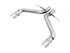 AWE 2016-2024 Chevrolet Camaro SS Track Axleback w/ Dual Chrome Silver Tips - AWE3020-32049