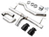 AWE 2019-2023 BMW 330i/21-23 430i G2X Track Axle Back w/ Diamond Black Tips - AWE3020-33429