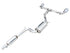 AWE 2022 VW GTI MK8 Touring Edition Exhaust - Chrome Silver Tips - AWE3015-32658