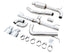 AWE 2022 VW GTI MK8 Track Edition Exhaust - Chrome Silver Tips - AWE3020-32658