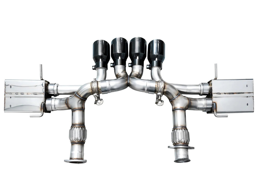 AWE 2023-2024 C8 Corvette Z06 SwitchPath Catback Exhaust w/ Diamond Black Tips - AWE3025-43906