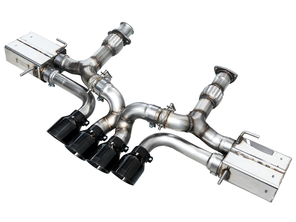 AWE 2023-2024 C8 Corvette Z06 SwitchPath Catback Exhaust w/ Diamond Black Tips - AWE3025-43906
