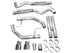 AWE 2024 Ford Mustang GT Coupe Track Catback Exhaust w/ Dual Chrome Silver Tips - AWE3020-32650