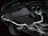 AWE 2024 Ford Mustang GT Coupe Track Catback Exhaust w/ Quad Chrome Silver Tips - AWE3020-42650