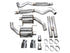 AWE 2024 Ford Mustang GT Fastback Touring Catback w/ Dual Chrome Silver Tips - AWE3015-32650