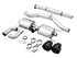 AWE Subaru BRZ/ Toyota GR86/ Toyota 86 Touring Edition Cat-Back Exhaust- Diamond Black Tips - AWE3015-33486