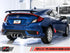 AWE Tuning 17-20 Honda Civic Si 1.5L Turbo Dual-to-Triple Tip Conversion Kit - Chrome Silver Tip - AWE3810-52018